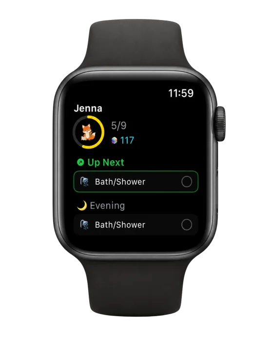 Chorby on Apple Watch — approve the next task at a glance